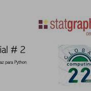Tutorial Statgraphics Interfaz De Python