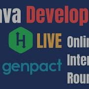Genpact Java Developer HackerRank Live Online Interview Round JUnit Java 8