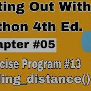 Starting Out With Python Chapter 5 Exercise Program 13 Python Program To Find Falling Distance