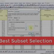 Best Subset Selection