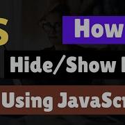 How To Hide And Show Div Using JavaScript Toggle Visibility With JavaScript