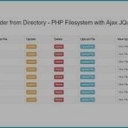 List Folder From Directory PHP Filesystem With Ajax JQuery 1