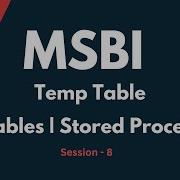 Temporary Tables In SQL Server Variables Stored Procedure Global Local Temp Tables Tutorials