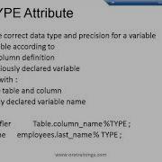 Oracle Database Course PLSQL Anonymous Block And Variable Declaration