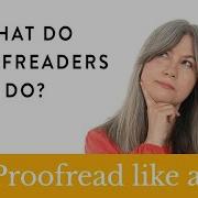 What Do Proofreaders Do