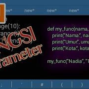 Part 24 Fungsi Parameter Belajar Python Di Hp Android