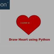 Draw Heart Using Python Mini Project 3 Turtle