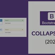 HOW TO CREATE ACCORDION IN BOOTSTRAP 4 2020 HOW TO CREATE COLLAPSE PANEL IN BOOTSTRAP
