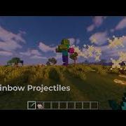 Custom Rainbow Projectiles ExecutableItems Minecraft