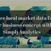 Gather Local Market Data For Your Business Concept With SimplyAnalytics
