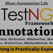TestNG Annotations In Selenium WebDriver TestNG Annotations Execution Flow TestNG Framework Part 2
