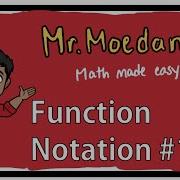 Function Notation Example 1