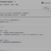 4 13 Mean Variance Optimization And The Efficient Frontier In Code