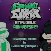 FNF Headache Remix Garcello Annie S E O S Anniversary