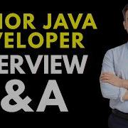 Senior Java Developer Interview Questions And Answers