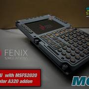 JavaSimulator A320 MCDU Test With MSFS2020 Fenix Simulations Add On