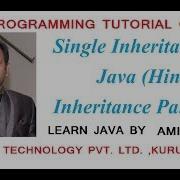 What Is Single Inheritance In Java Programming Language In Hindi