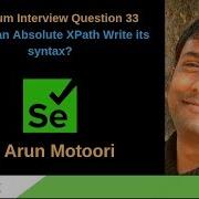 Selenium Interview Question 33 What Is An Absolute XPath Write Its Syntax