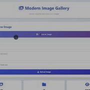 Modern Image Gallery App Using PHP And MySQL With Source Code