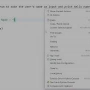Write A Python Program To Take The User S Name As Input And Print Hello Name