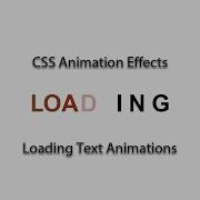 Loading Text Animation Using CSS CSS Animation Effects Pure CSS Tutorials