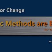 Design Code For Change Static Methods Are BAD Techniques To Overcome The Issue