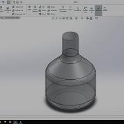 SOLIDWORKS Tutorial For Beginners Revolve And Shell Command