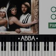 ONE OF US 1981 ABBA TUTORIAL Piano Cover Sheet Music