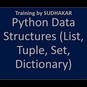 5 Python Data Structures List Tuple Set Dictionary Training By Sudhakar