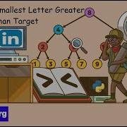 Find Smallest Letter Greater Than Target LeetCode 744 Python