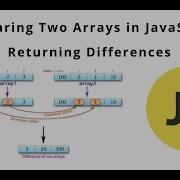 How To Compare And Get Difference Between Two Arrays In JavaScript