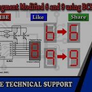 BCD To 7 Segment Display Modified 6 And 9 Using BC547 Transistor By INVENTIVE TECHNICAL SUPPORT