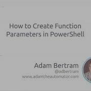 How To Create Function Parameters In PowerShell