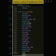 Create A Spiderman Using Python Coding Trending Python Viral Shorts