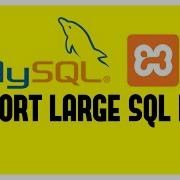 How To Import Large MySQL File To Phpmyadmin Using XAMPP Server HINDI