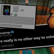 Minecraft ACKNOWLEDGES The Inventory Problem But