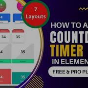 Elementor Countdown Timer Widget Pro And Free Plugin