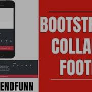 Bootstrap 4 Collapse Responsive Footer Web Development