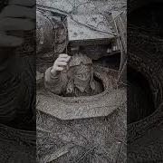 Ukraine Soldier With 1000 Yard Stare From Battle