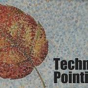 Speed Painting Technique Pointillism Autumn Leaf Gouache IOTN