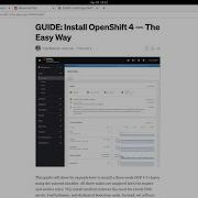 GUIDE Install OpenShift 4 The Easy Way Part 1