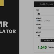 How To Create BMR Calculator Using HTML CSS JavaScript Part 4