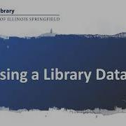 Choosing A Library Database