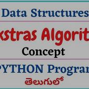 Python Program For Dijkstras Algorithm Advanced Data Structures Using Python Tutorial