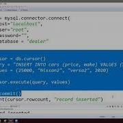 Python Insert Into MYSQL Database Using Eclipse
