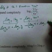 Algebra 2 Chapter 7 Practice Test Solutions 9 11