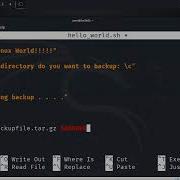 Linux Backup Script With Input