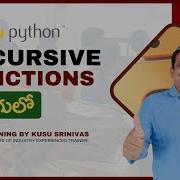 Recursive Functions In Python Python Training In Hyderabad KPHB Python Telugu Course