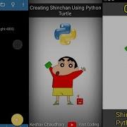 Creating Shinchan Using Python Coding Python Turtle Programming