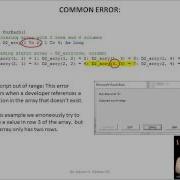VBA Tutorial Chap 6 Arrays 5 Of 6